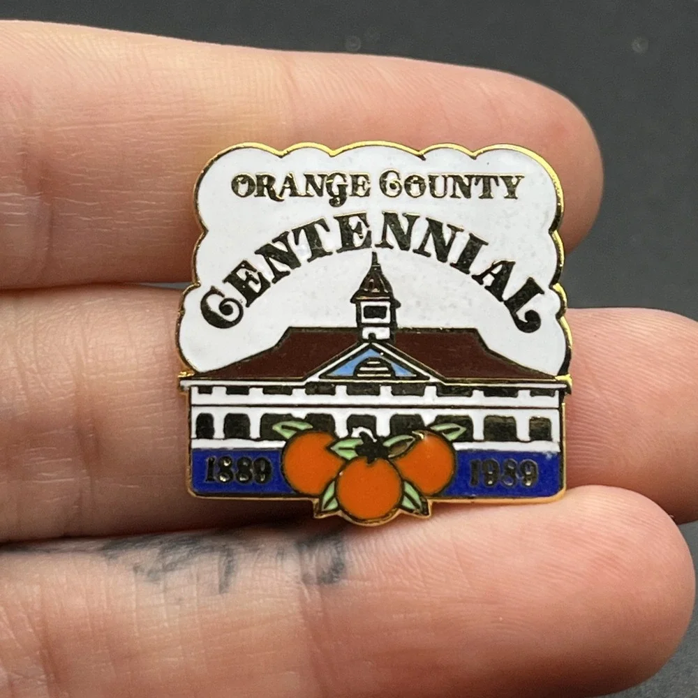 Orange County Centennial 100 Years Lapel‎ Hat Pin